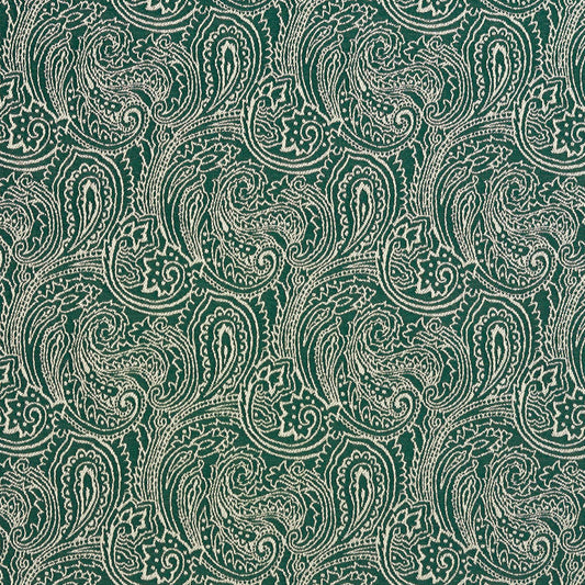 2628 Paisley Green Charlotte Fabrics Woven Patterns