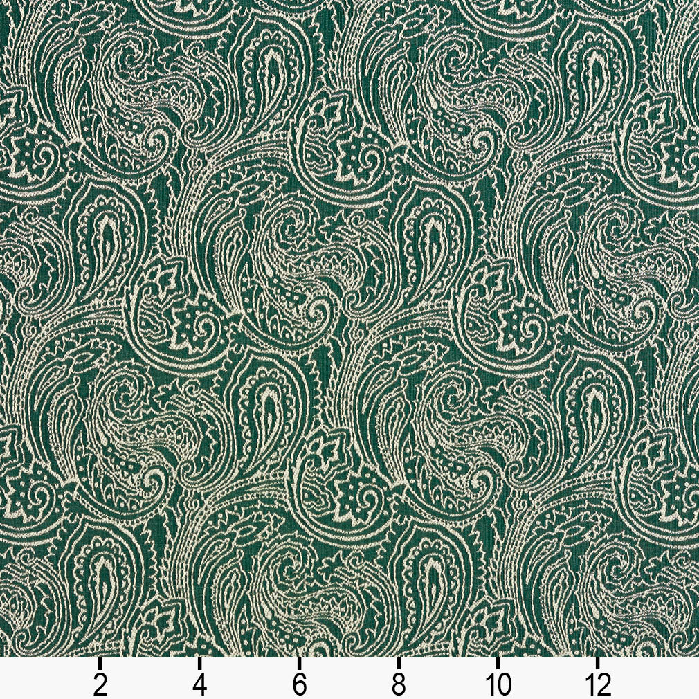 2628 Paisley Alpine/Paisley Green Charlotte Fabrics