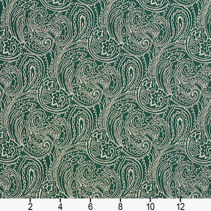 2628 Paisley Alpine/Paisley Green Charlotte Fabrics