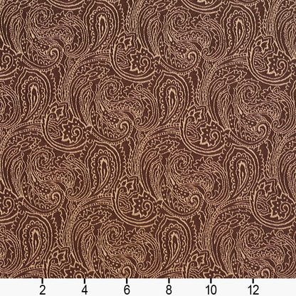 2630 Paisley Sable/Paisley Brown Charlotte Fabrics