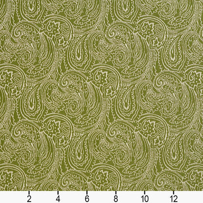 2631 Paisley Fern/Paisley Green Charlotte Fabrics