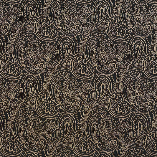 2633 Paisley Onyx/Paisley Black Charlotte Fabrics