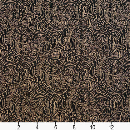 2633 Paisley Onyx/Paisley Black Charlotte Fabrics