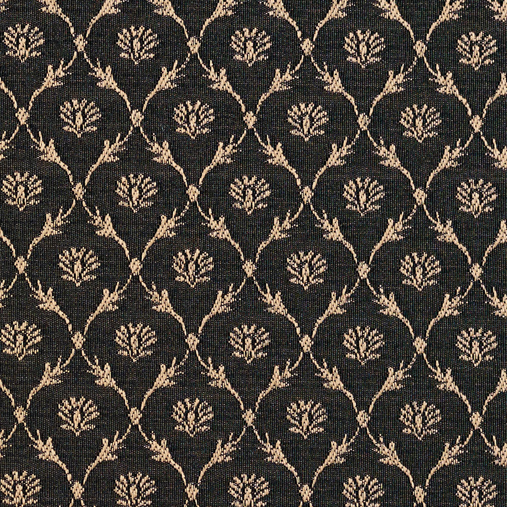 2642 Abstract & Geometric,Diamonds,Small Scale Onyx/Trellis Black Charlotte Fabrics