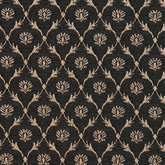 2642 Abstract & Geometric,Diamonds,Small Scale Black Charlotte Fabrics Woven Patterns