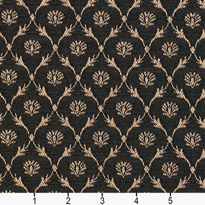 2642 Abstract & Geometric,Diamonds,Small Scale Onyx/Trellis Black Charlotte Fabrics