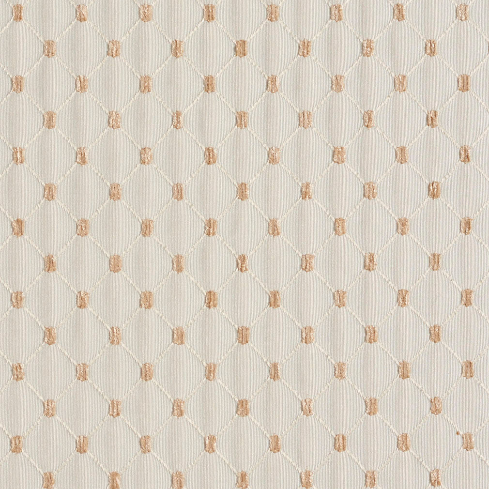 2647 Diamonds,Small Scale Oyster/Diamond White & Ivory Charlotte Fabrics