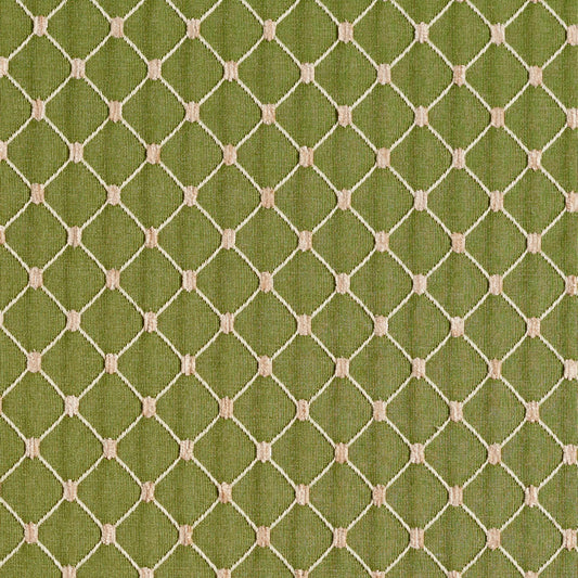 2649 Diamonds,Small Scale Fern/Diamond Green Charlotte Fabrics