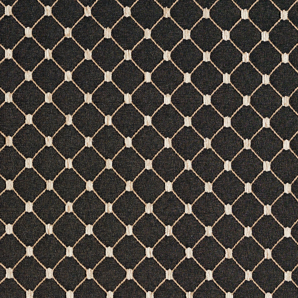 2651 Diamonds,Small Scale Onyx/Diamond Black Charlotte Fabrics
