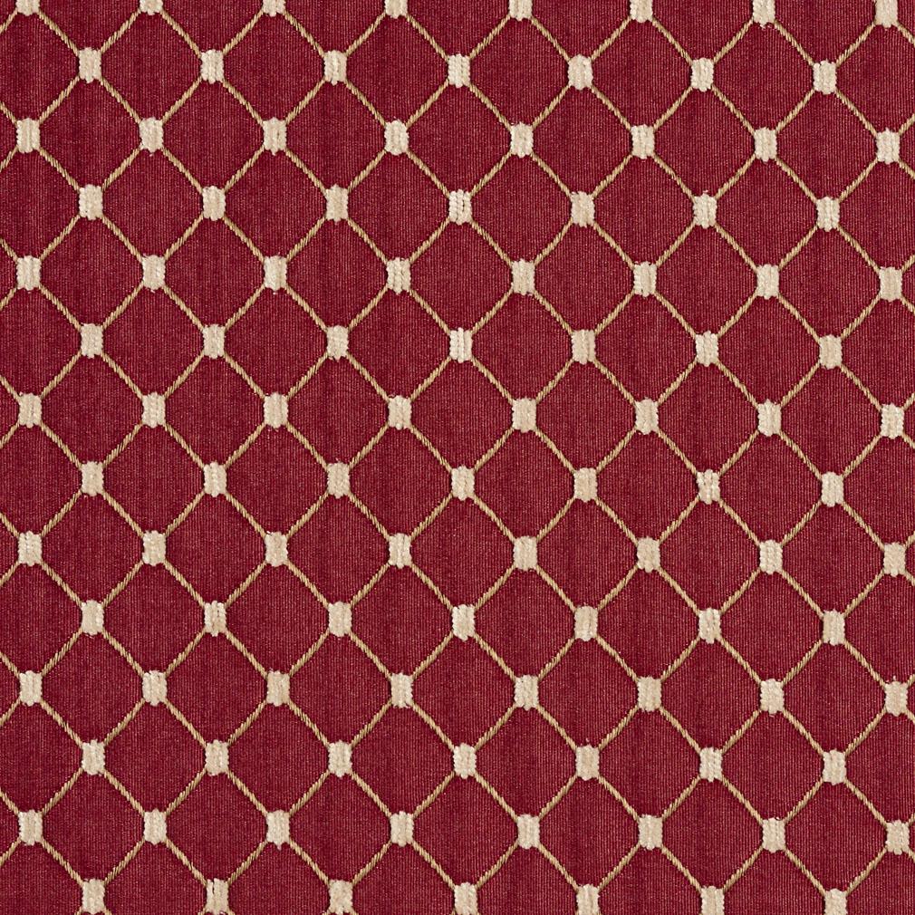 2652 Diamonds,Small Scale Crimson/Diamond Red & Burgundy Charlotte Fabrics