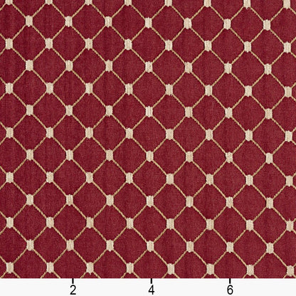 2652 Diamonds,Small Scale Crimson/Diamond Red & Burgundy Charlotte Fabrics