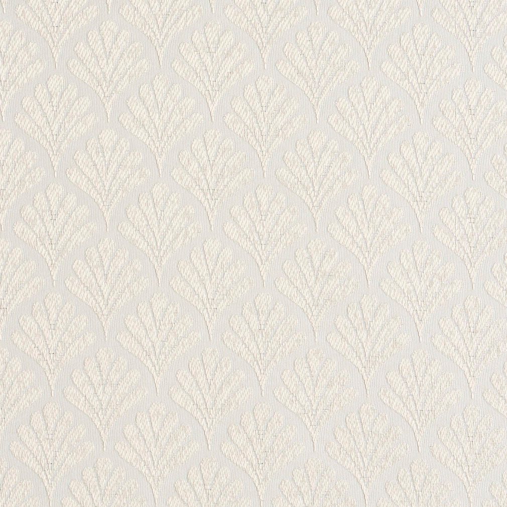 2656 Abstract & Geometric,Small Scale Oyster/Fan White & Ivory Charlotte Fabrics