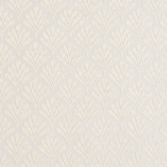 2656 Abstract & Geometric,Small Scale Oyster/Fan White & Ivory Charlotte Fabrics