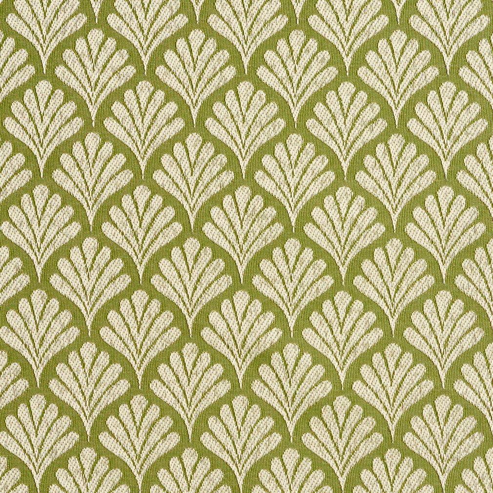2658 Abstract & Geometric,Small Scale Fern/Fan Green Charlotte Fabrics