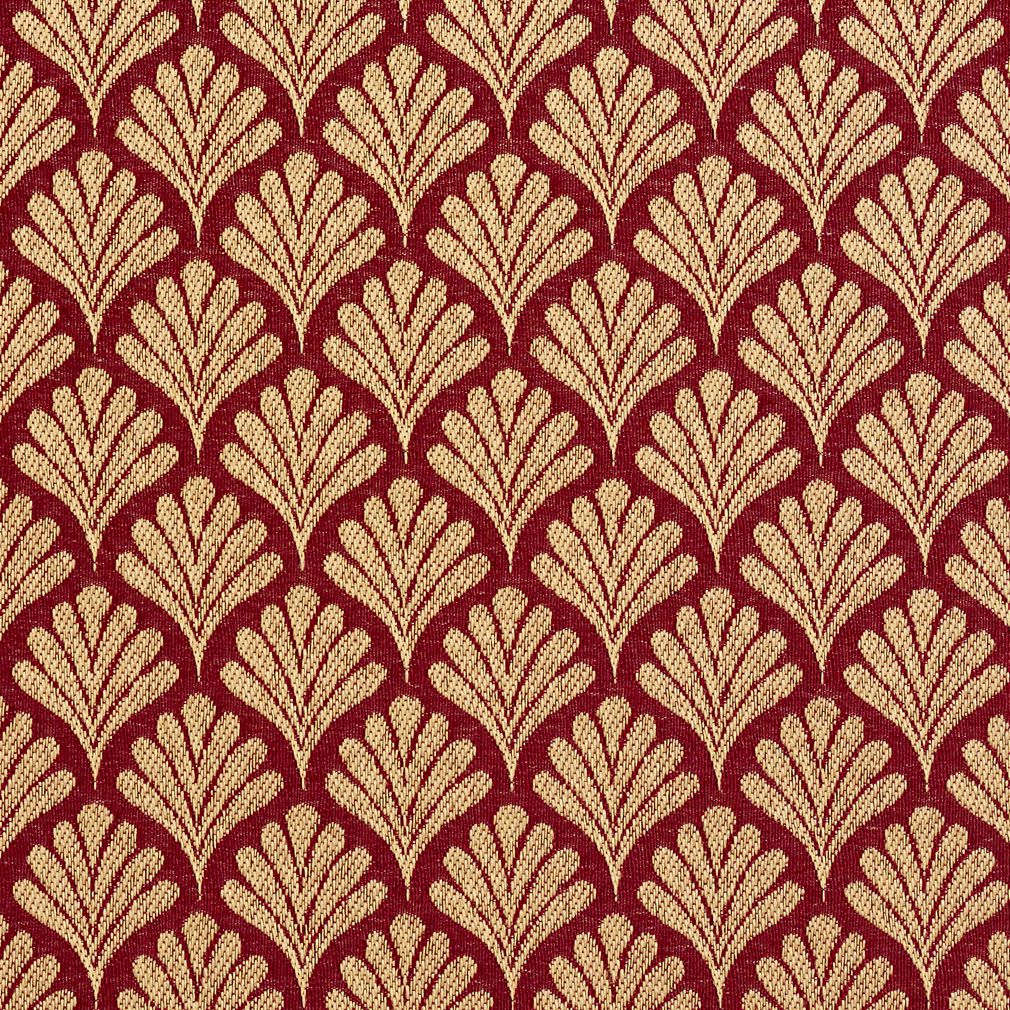 2661 Abstract & Geometric,Small Scale Crimson/Fan Red & Burgundy Charlotte Fabrics