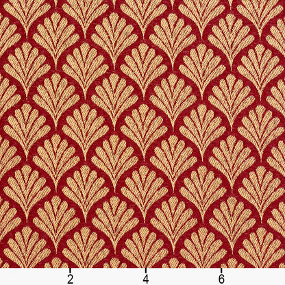2661 Abstract & Geometric,Small Scale Crimson/Fan Red & Burgundy Charlotte Fabrics