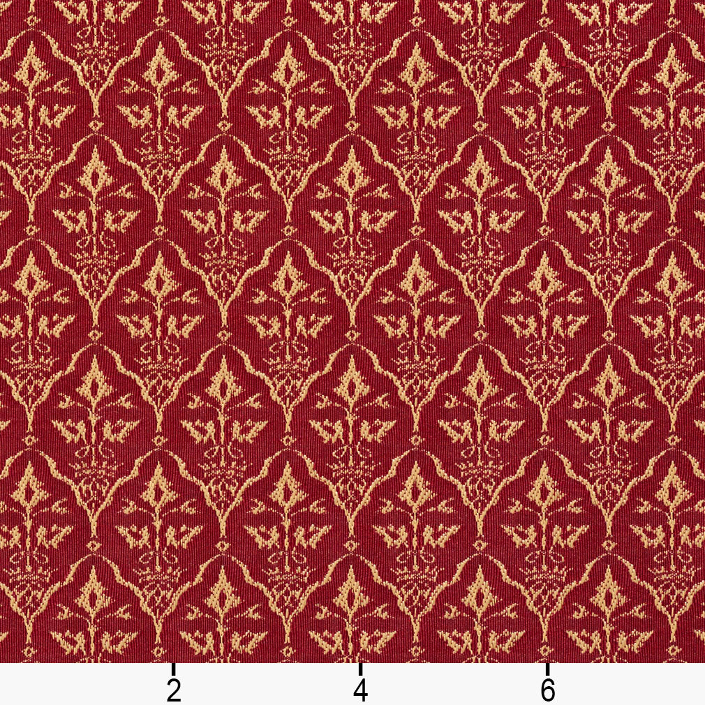 2670 Abstract & Geometric,Small Scale Crimson/Cameo Red & Burgundy Charlotte Fabrics