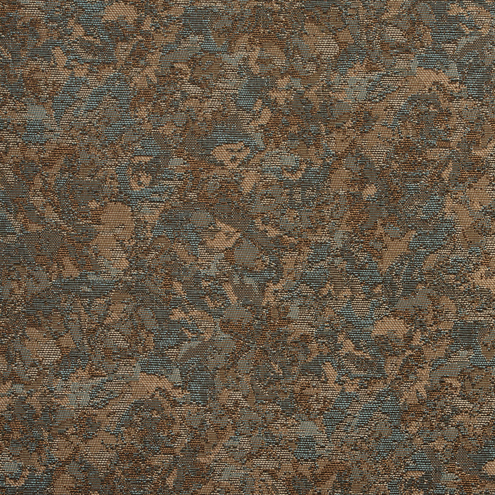 2730 Abstract & Geometric,Leaves Cornflower Blue,Brown Charlotte Fabrics