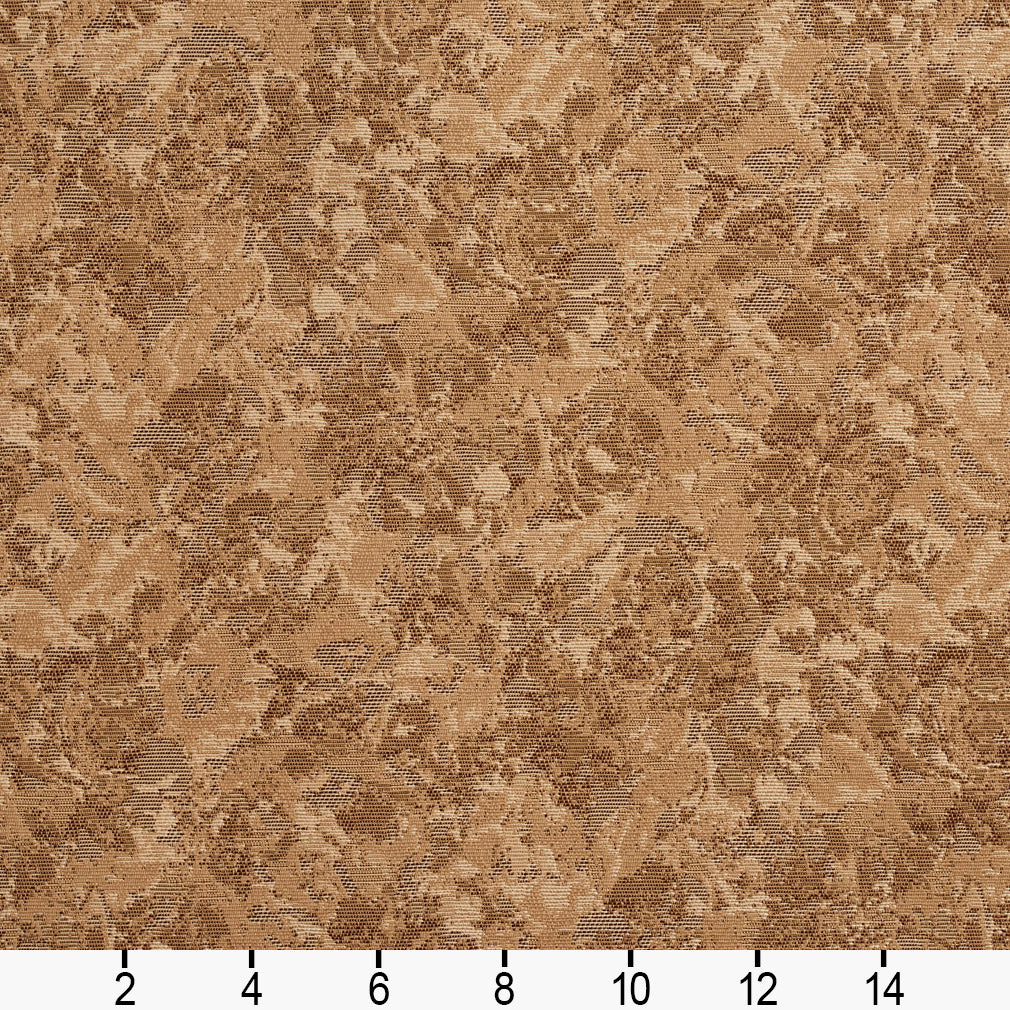 2733 Abstract & Geometric,Leaves Wheat Brown Charlotte Fabrics
