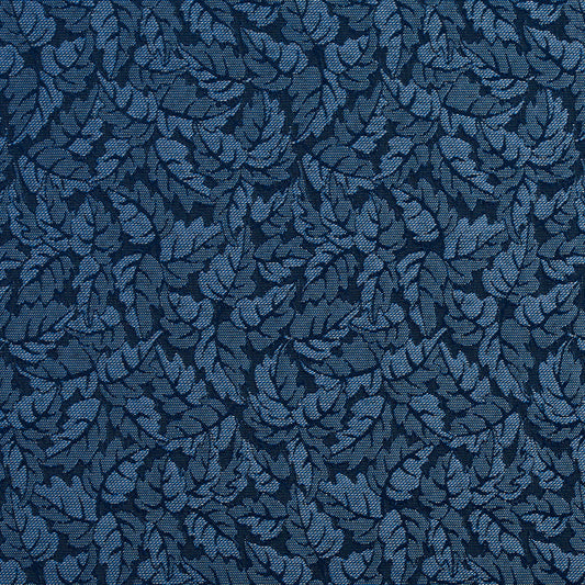 2742 Leaves,Small Scale Azure Blue Charlotte Fabrics