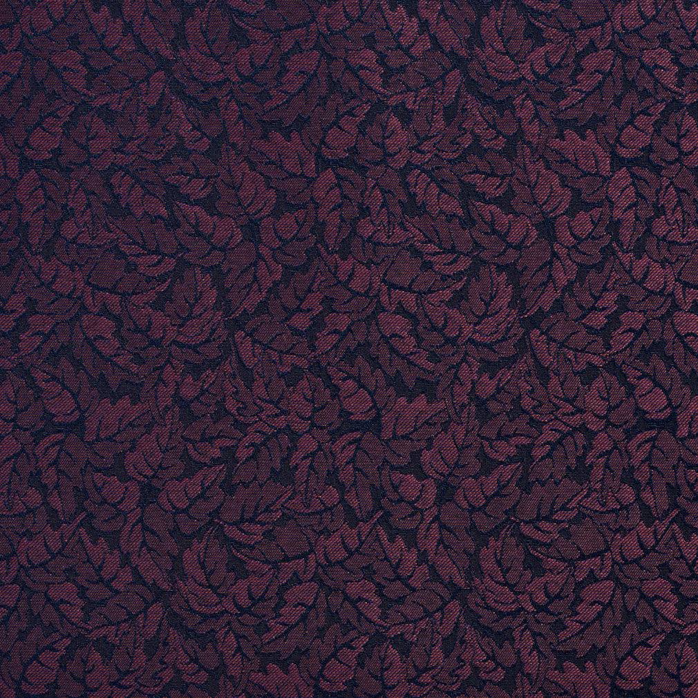 2744 Leaves,Small Scale Eggplant Purple Charlotte Fabrics