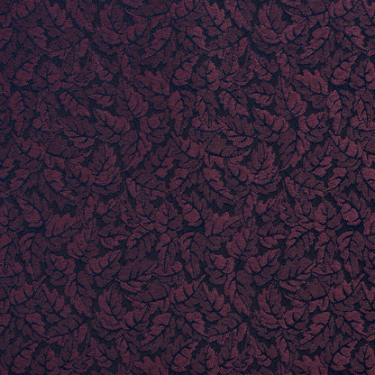 2744 Leaves,Small Scale Eggplant Purple Charlotte Fabrics