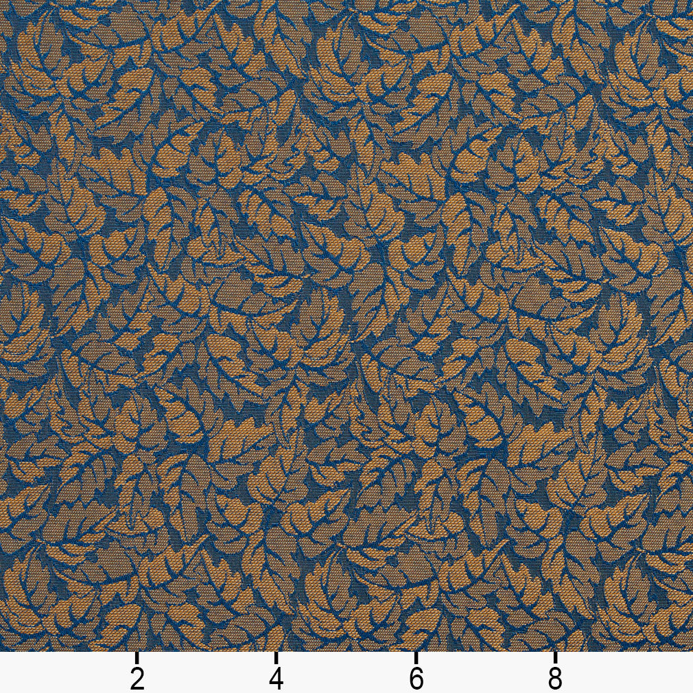 2747 Leaves,Small Scale Dresden Blue Charlotte Fabrics