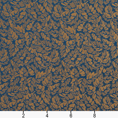 2747 Leaves,Small Scale Dresden Blue Charlotte Fabrics