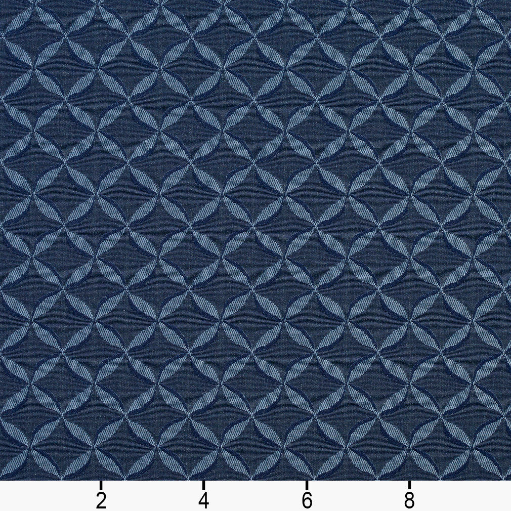 2754 Abstract & Geometric,Small Scale Ocean Blue Charlotte Fabrics