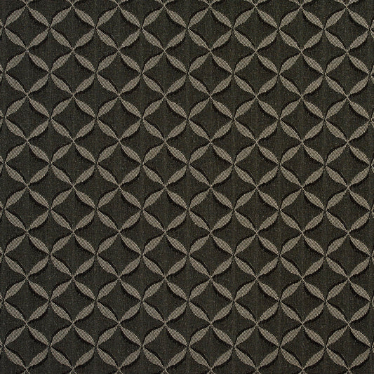 2755 Abstract & Geometric,Small Scale Charcoal Black Charlotte Fabrics