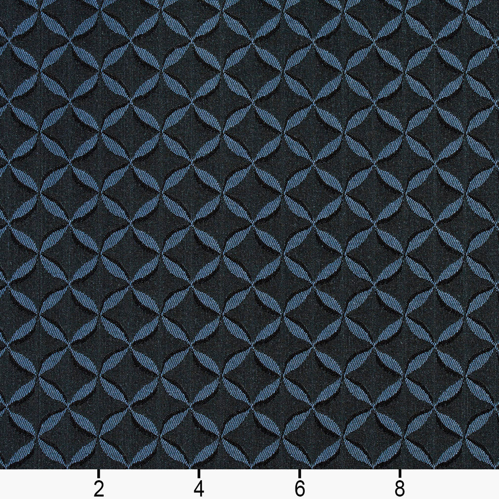 2757 Abstract & Geometric,Small Scale Baltic Blue Charlotte Fabrics