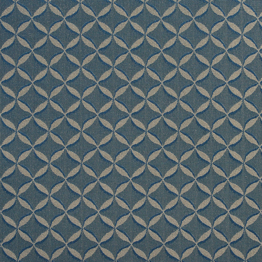 2763 Abstract & Geometric,Small Scale Wedgewood Blue Charlotte Fabrics