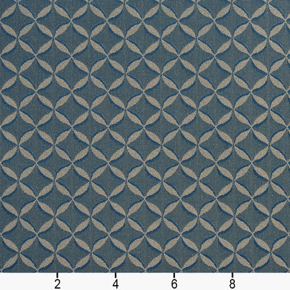 2763 Abstract & Geometric,Small Scale Wedgewood Blue Charlotte Fabrics