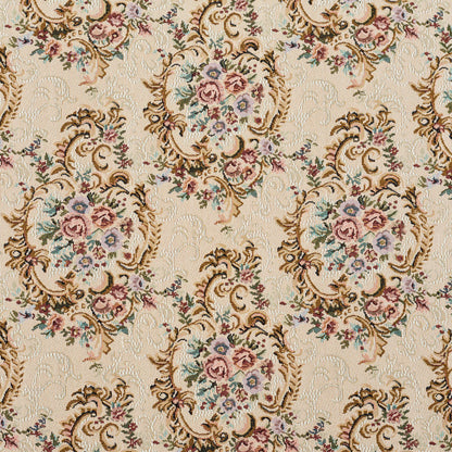2773 Floral Victoria Gold & Yellow,Pink Charlotte Fabrics
