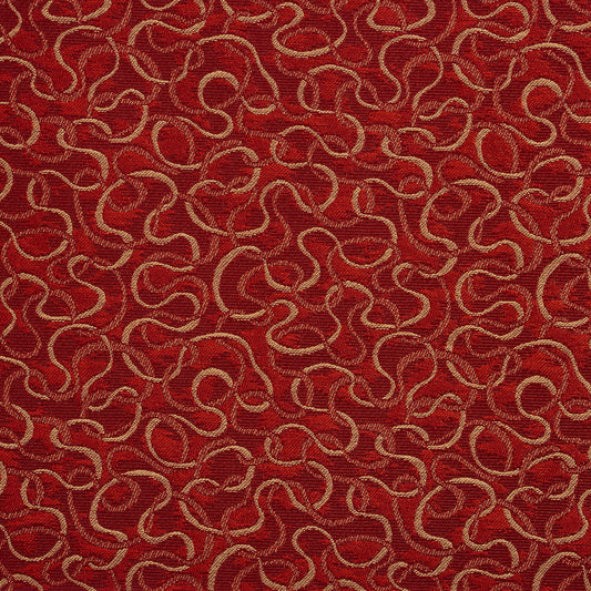 2785 Abstract & Geometric Flame Red & Burgundy Charlotte Fabrics
