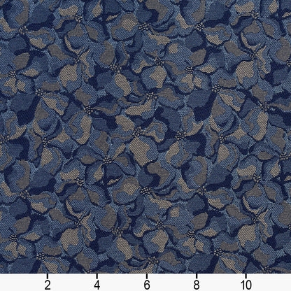 2793 Abstract & Geometric,Floral Pacific Blue Charlotte Fabrics