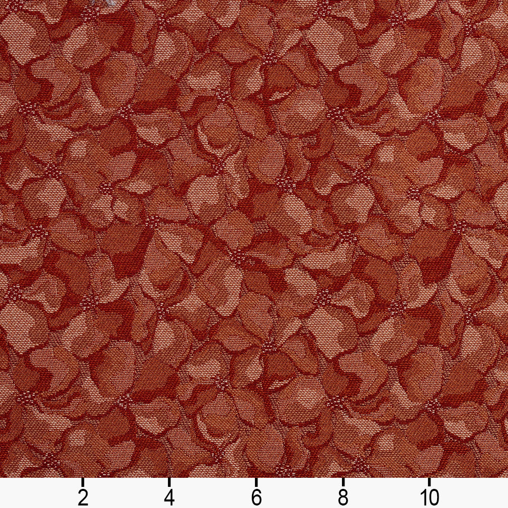 2795 Abstract & Geometric,Floral Sienna Orange & Rust Charlotte Fabrics