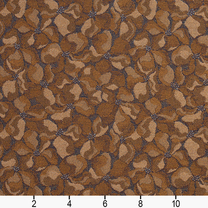2797 Abstract & Geometric,Floral Nugget Brown Charlotte Fabrics