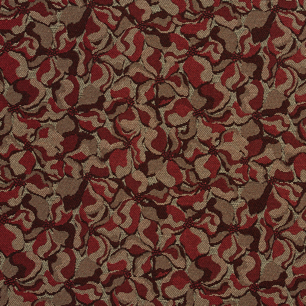 2798 Abstract & Geometric,Floral Wine Red & Burgundy Charlotte Fabrics