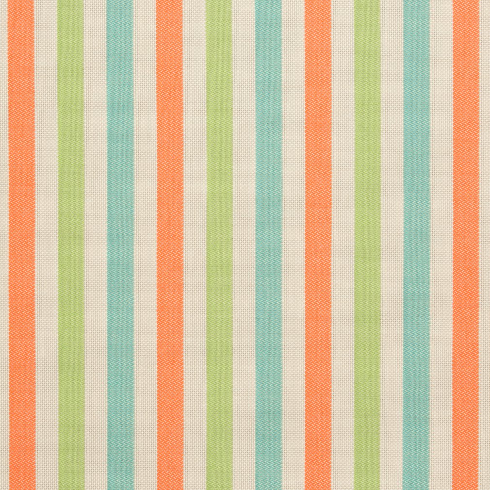 30000-04 Stripe Aqua & Teal,Green,Orange & Rust Charlotte Fabrics Woven Patterns