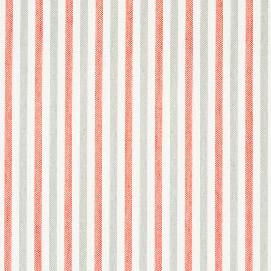 30070-04 Stripe Coral & Peach Charlotte Fabrics Woven Patterns