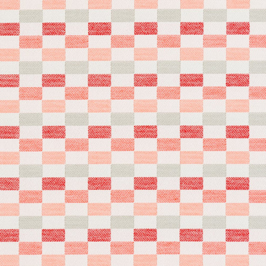 30080-03 Abstract & Geometric,Plaid & Check Coral & Peach Charlotte Fabrics Woven Patterns