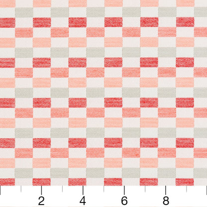 30080-03 Abstract & Geometric,Plaid & Check nan Coral & Peach Charlotte Select