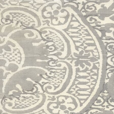 302203F VENETO Gray Quadrille Fabric