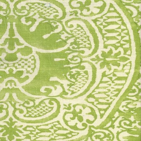 302208F VENETO New Apple on Tint Quadrille Fabric