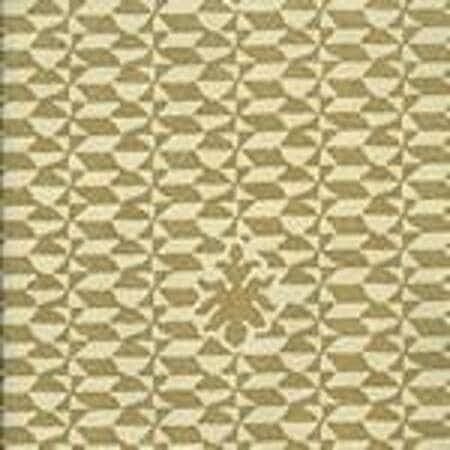 302240F-M CARLO II Metallic Gold Quadrille Fabric