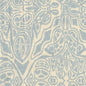 302252F SAN MICHELE Parma Blue on Beige Quadrille Fabric