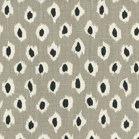 302274P Moroc Grey Black on Oyster Quadrille Fabric