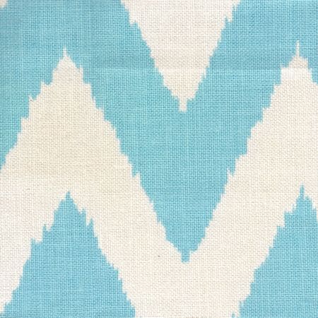 302503F TASHKENT Turquoise on Oyster Quadrille Fabric