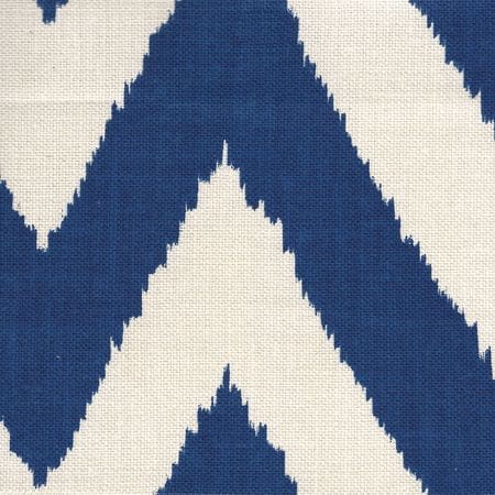 302506F TASHKENT Royal Blue on Oyster Quadrille Fabric